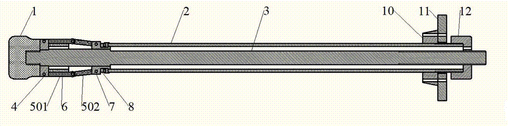 Self-drilling differential grouting combined anchor rod and method for anchoring same