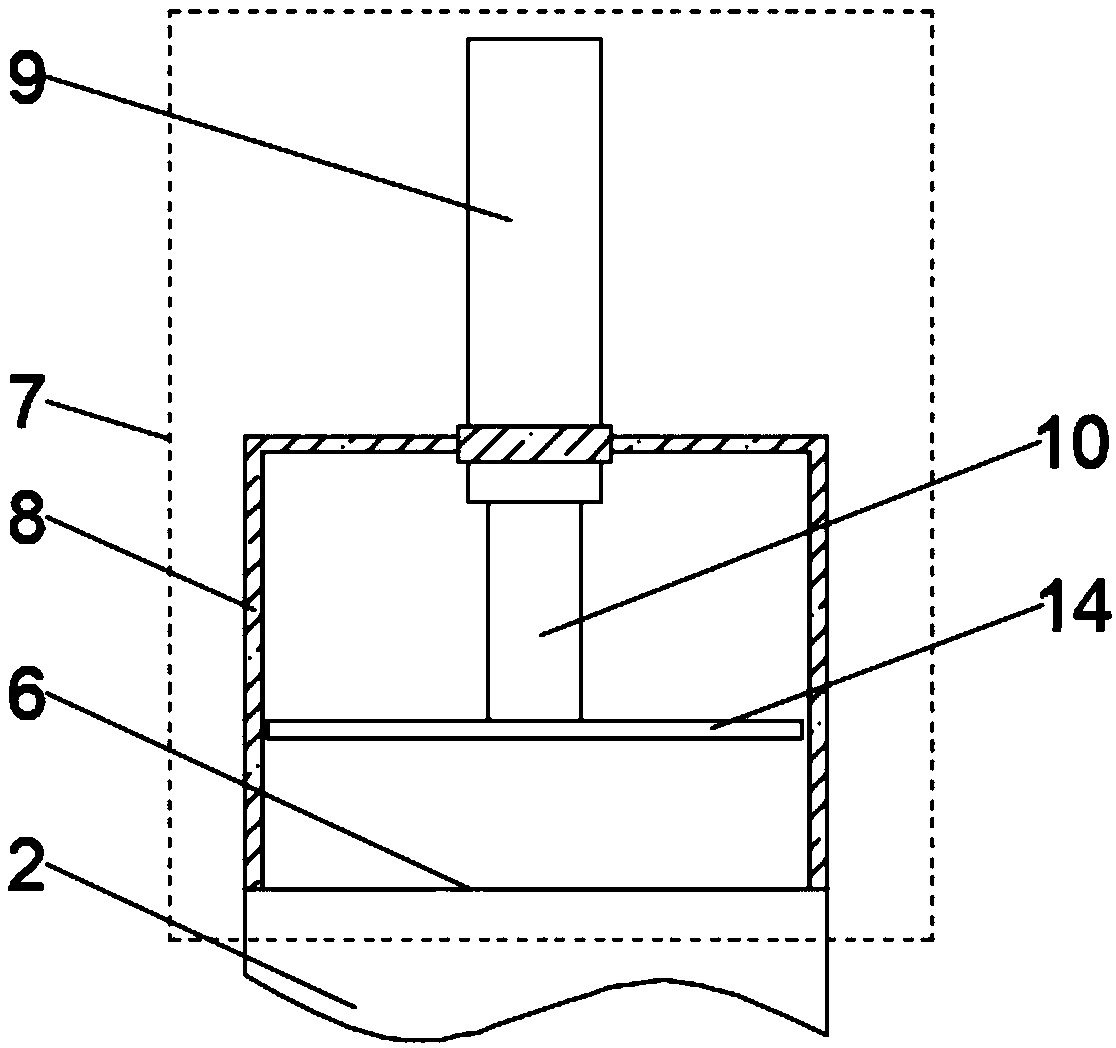 A medical waste pyrolysis device with classified disposal function