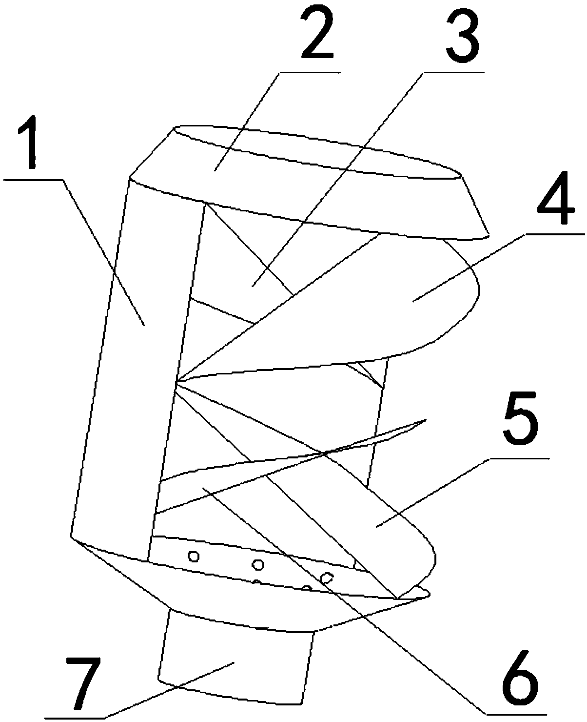 A kind of fertilizer mixing device used for fertilization in precise amount and mixed fertilization