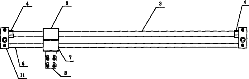 Pneumatic auxiliary threading device of numerical control electrospark wire-electrode cutting machine tool