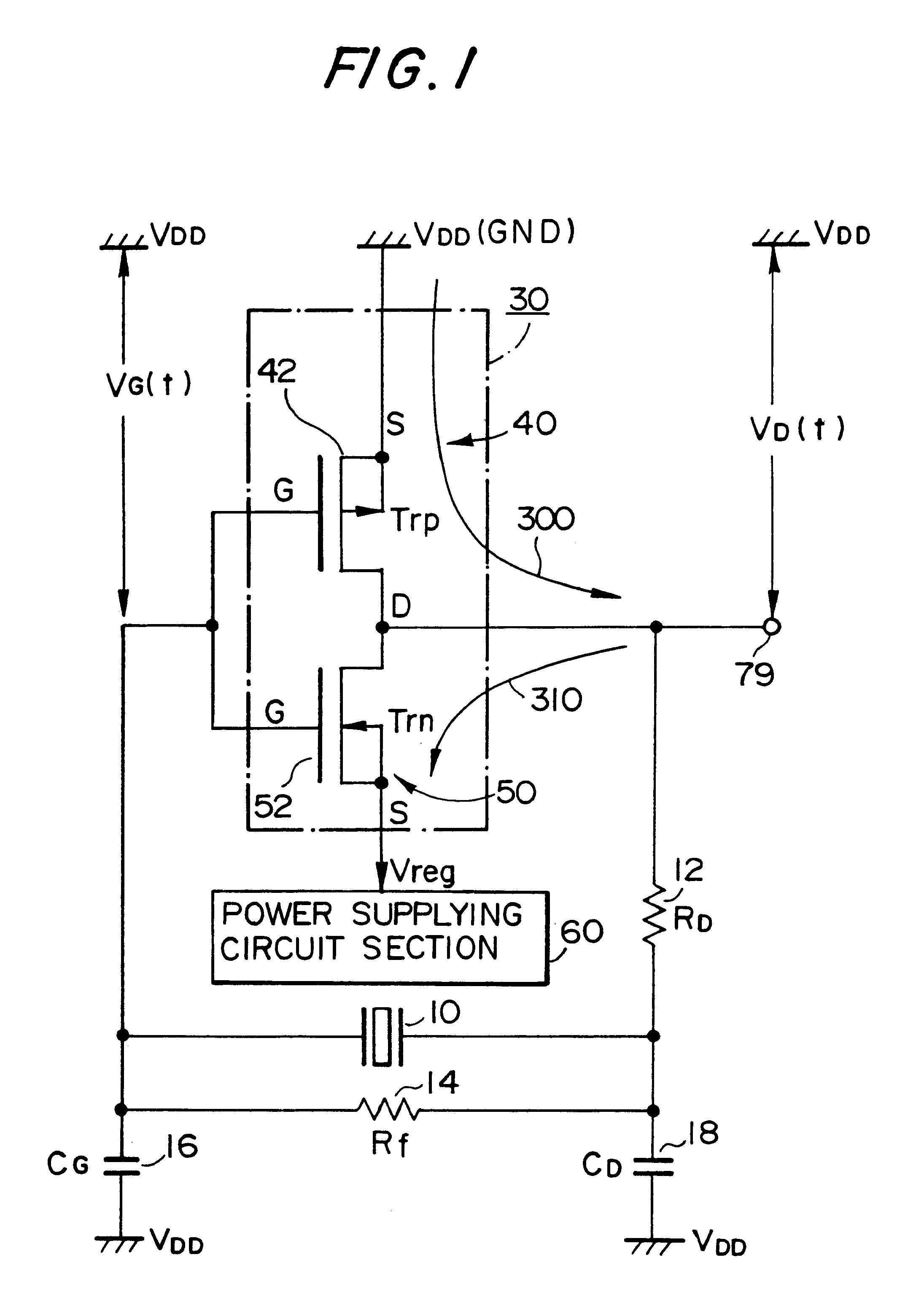 Oscillation circuit, electronic circuit using the same, and semiconductor device, electronic equipment, and timepiece using the same