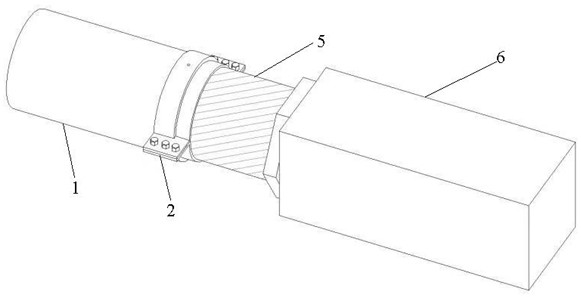 A kind of concrete and frp bonding interface shear strength and stiffness testing device and method