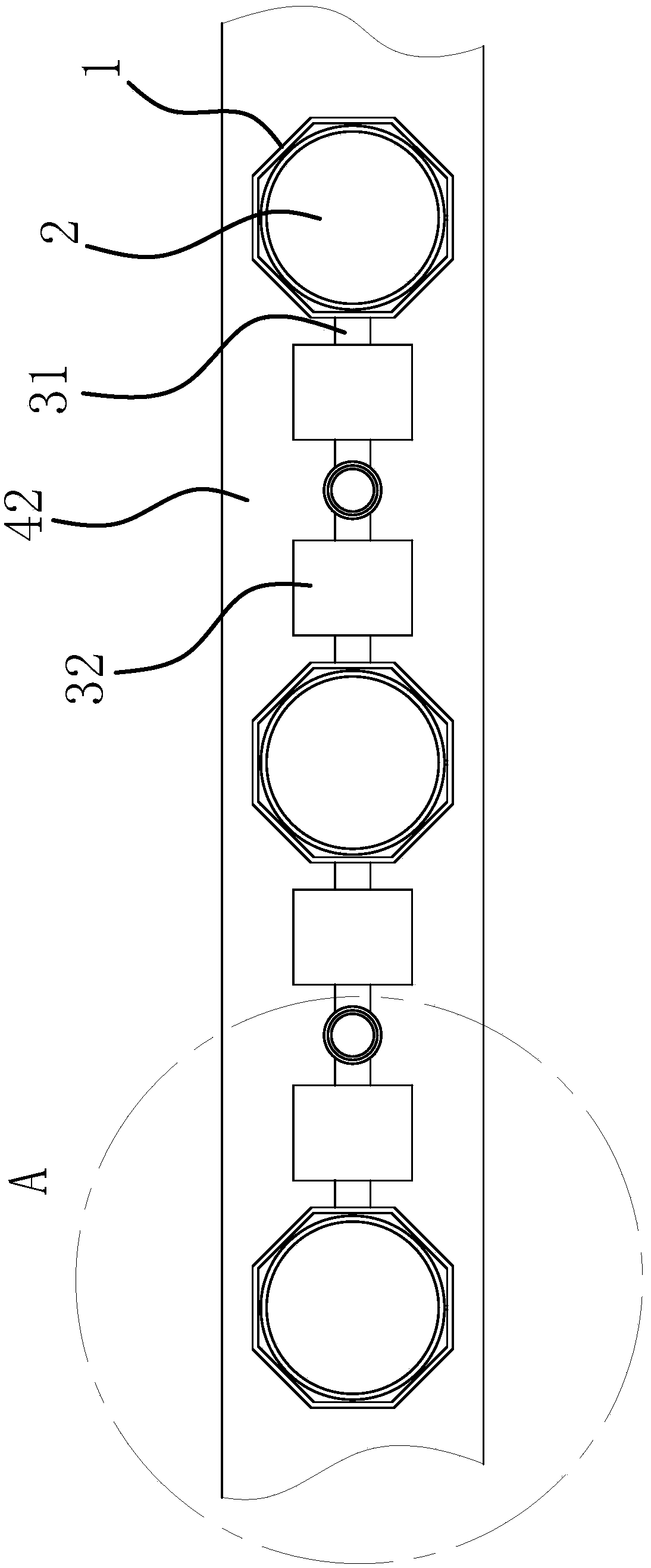 Plant planting structure for water surface planting