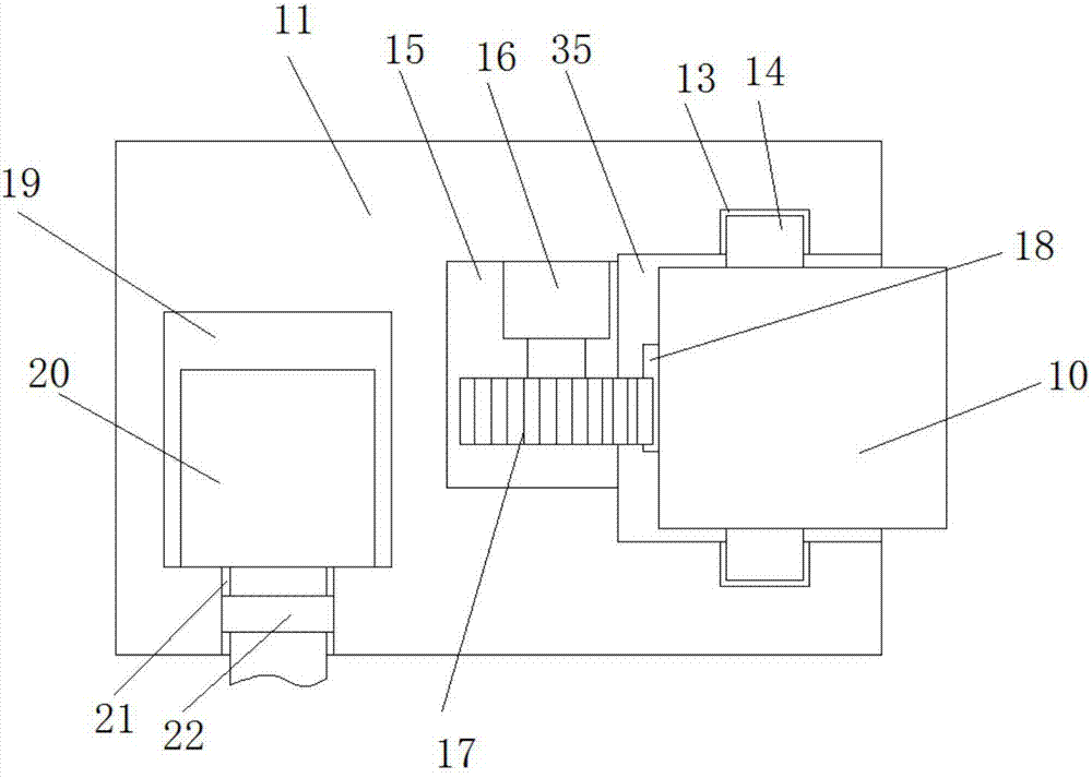 Radial drilling machine convenient to adjust