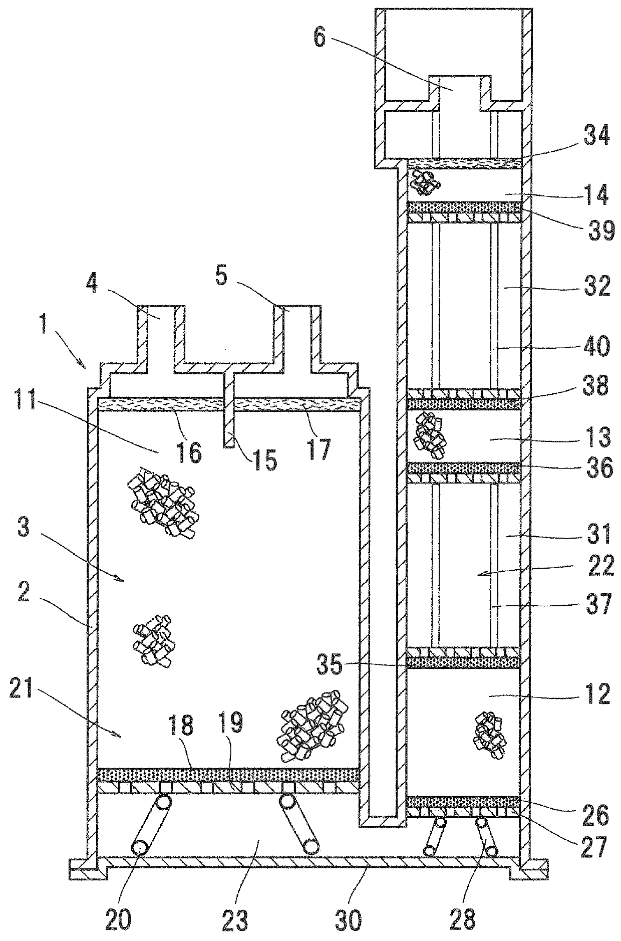 Evaporated fuel treatment apparatus