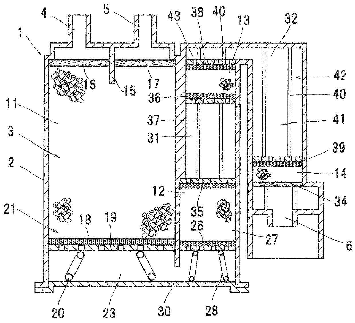 Evaporated fuel treatment apparatus