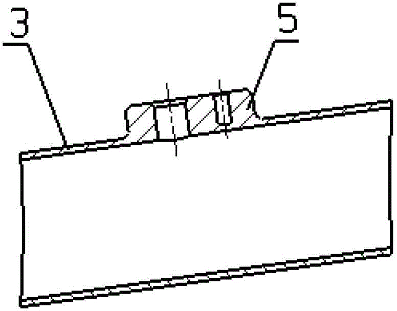 Gas outlet pipe for intercooler