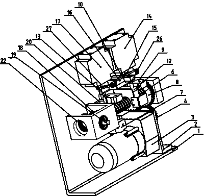 Stepless stroke adjusting disconnecting switch electric device transmission mechanism