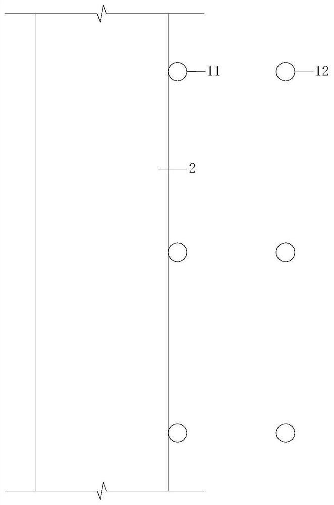 Roadbed splicing broadening structure and construction method