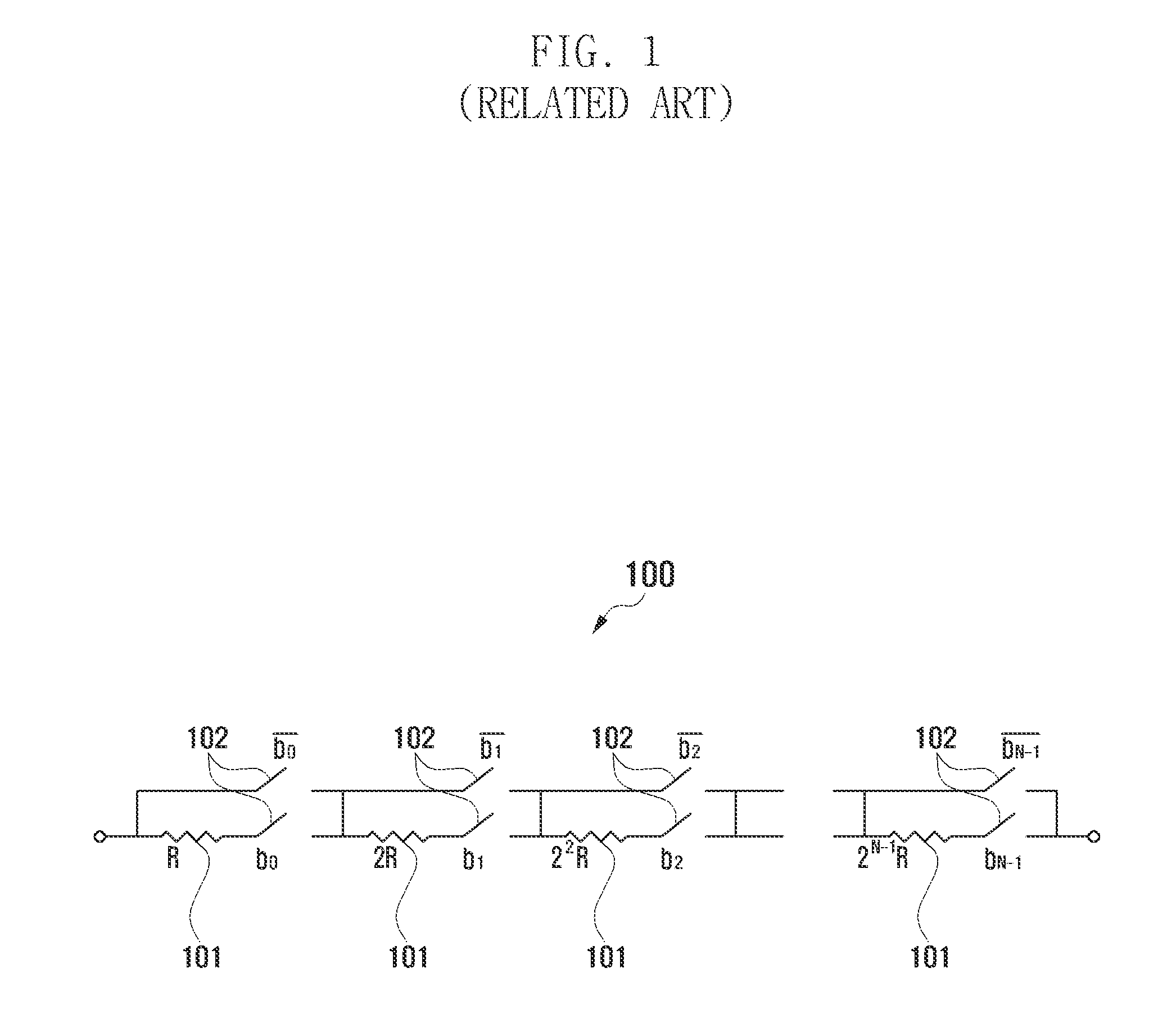 Variable resister having resistance varying geometrically ratio and control method thereof