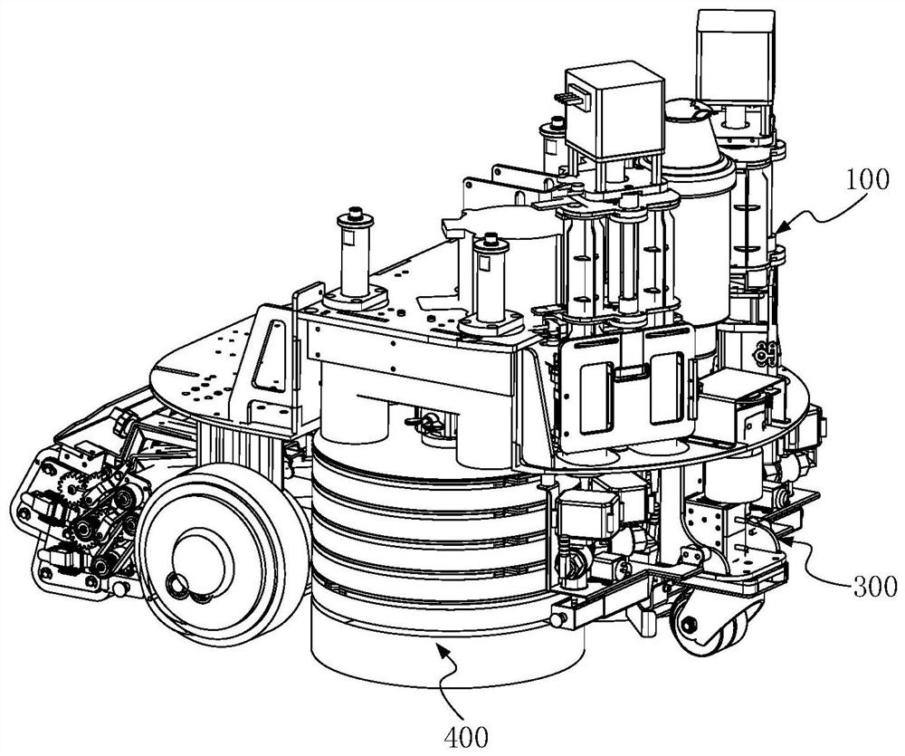 Liquid dropping mechanism, nursing liquid dropping structure and cleaning device