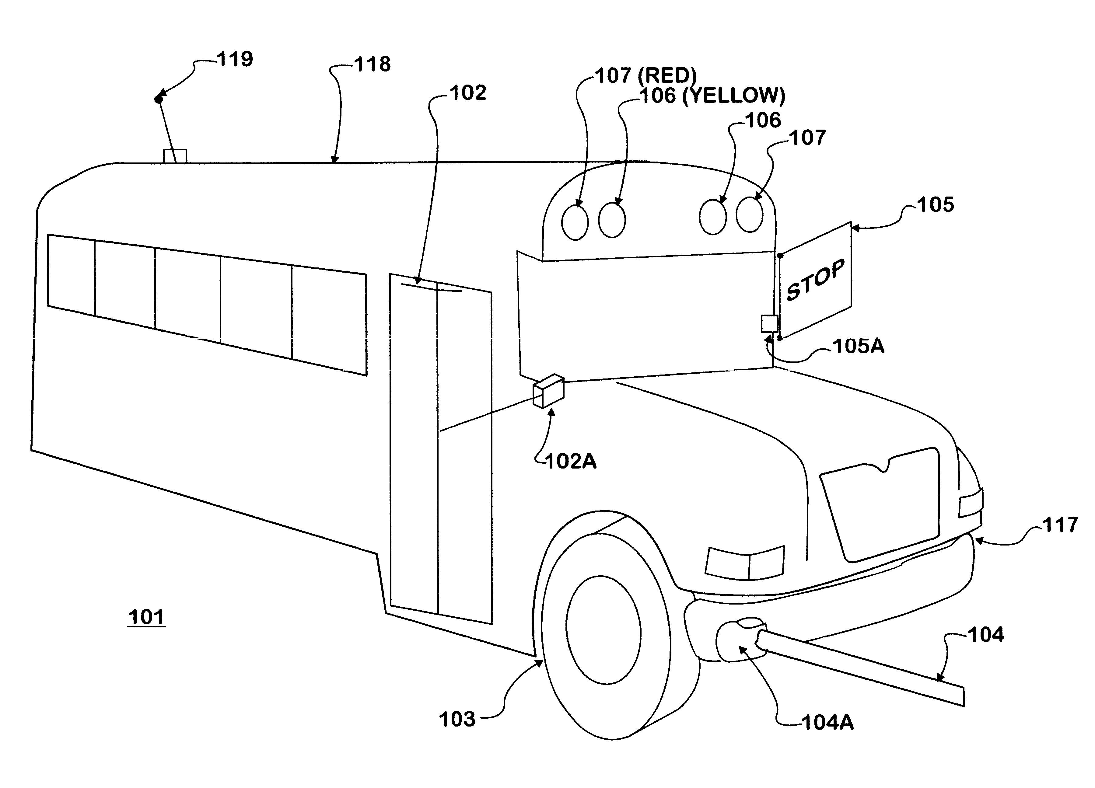 Programmable vehicle stopping system and process for route learning