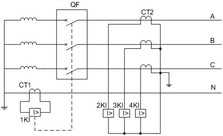 Neutral line breakage detection protection method and device