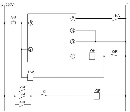 Neutral line breakage detection protection method and device