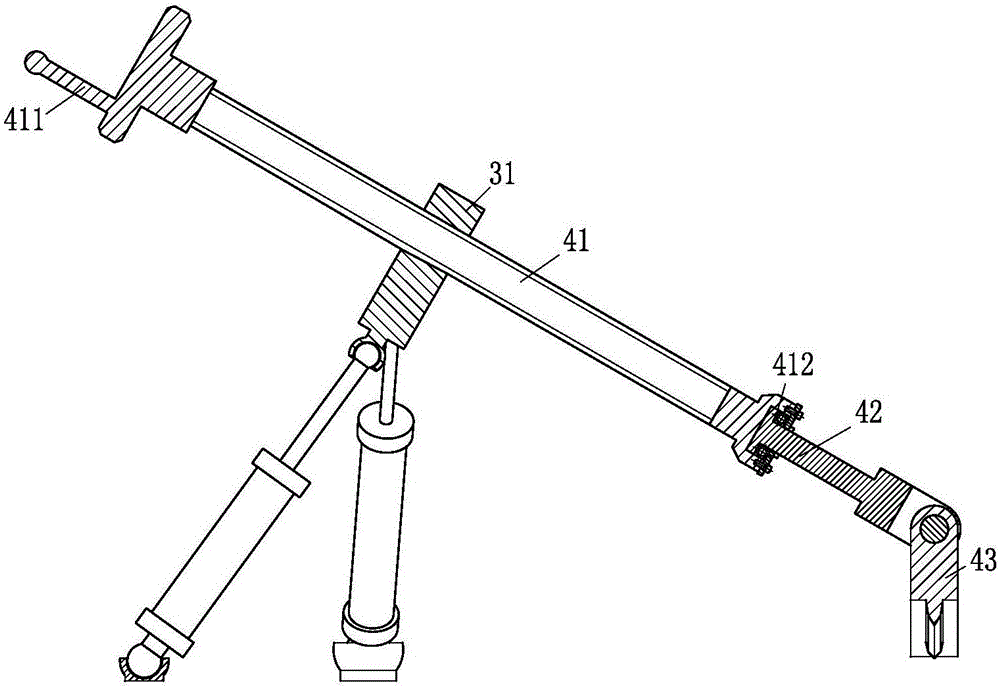 Manual sago cycas tiller separator