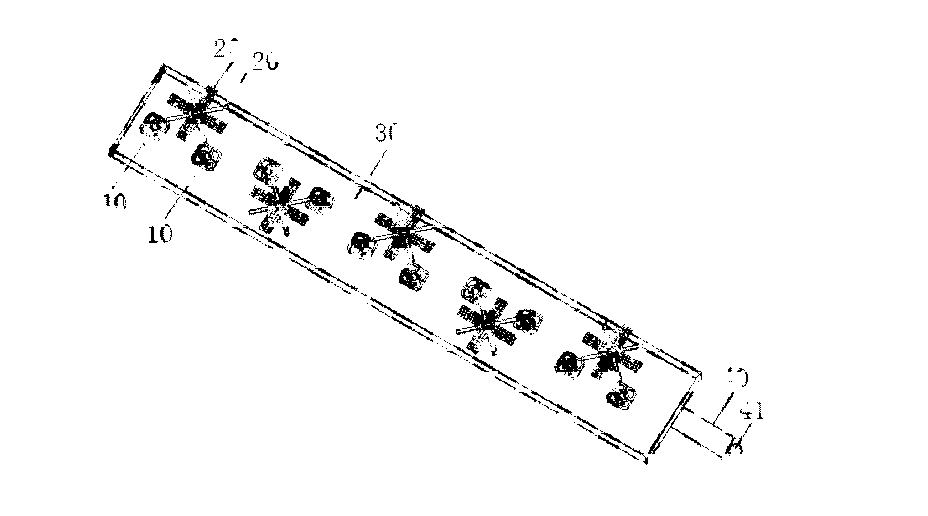 Planar double-helix array of double-frequency dual-polarization base-station antenna