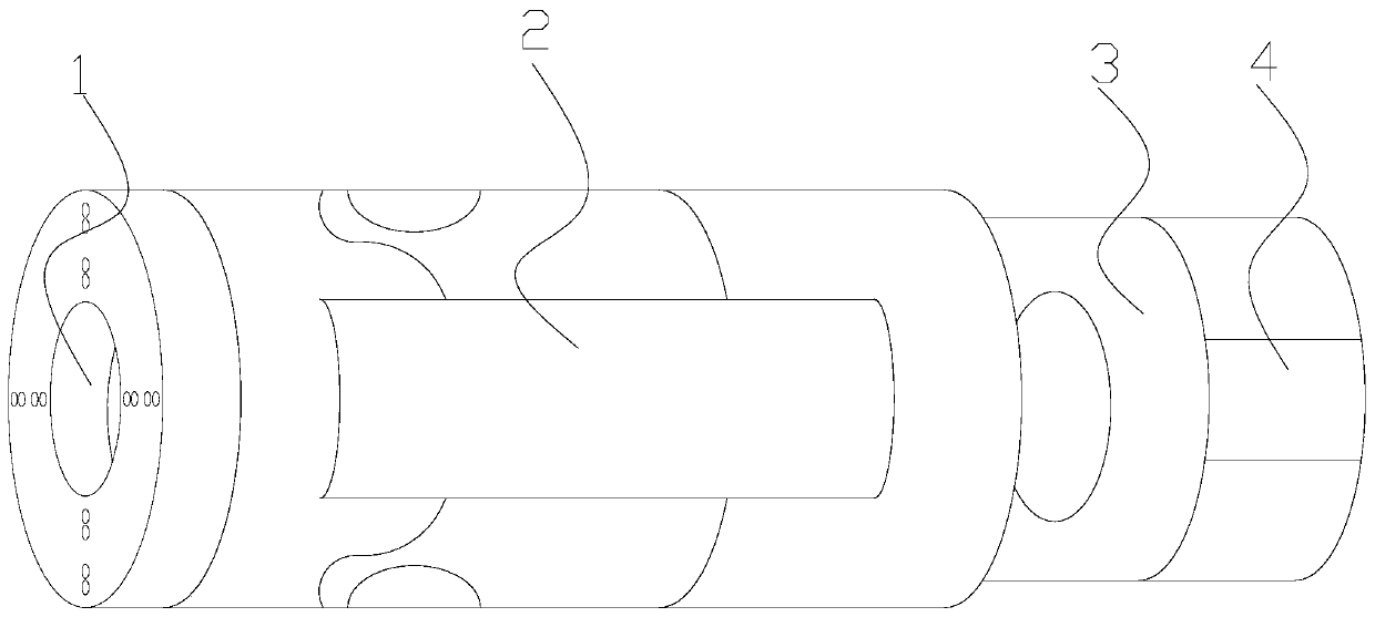 A Coal Mine Ventilator Power Box Magnetization Decompression Cooling Arc Extinguishing Line Device