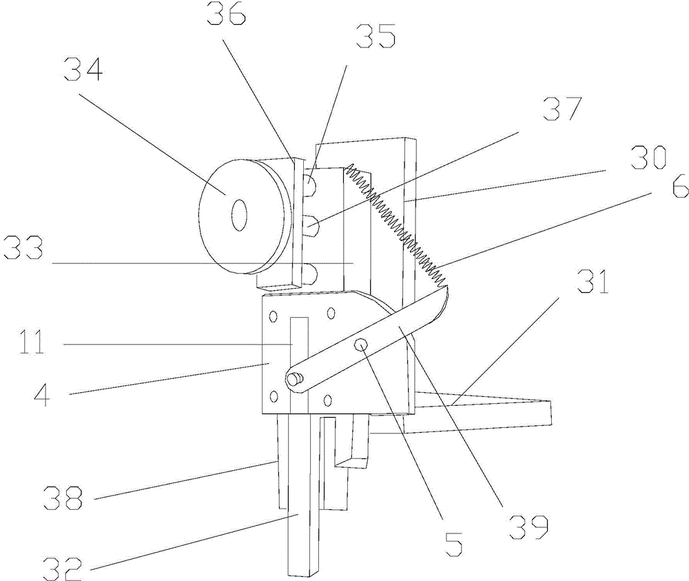 Welding device of saw blade