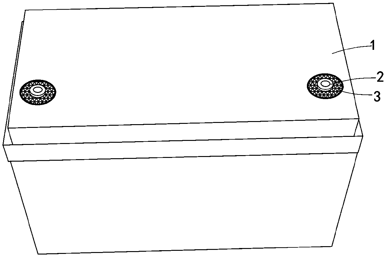 Method for forming battery shell inlaid with metal part and battery shell