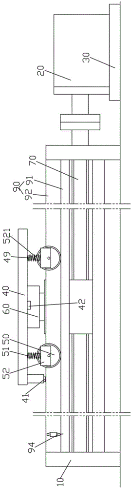 Chemical raw material transporting trolley walking lifting mechanism