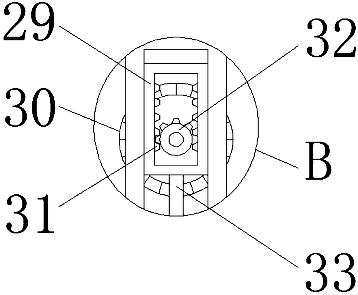 Extrusion mixing device for architectural coating