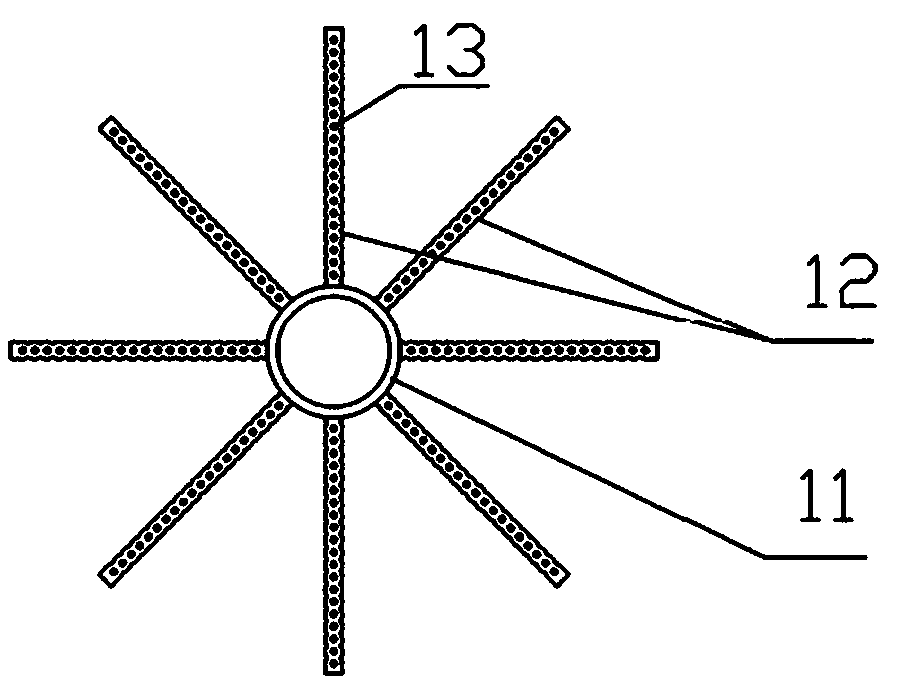 Tank body of water treatment device