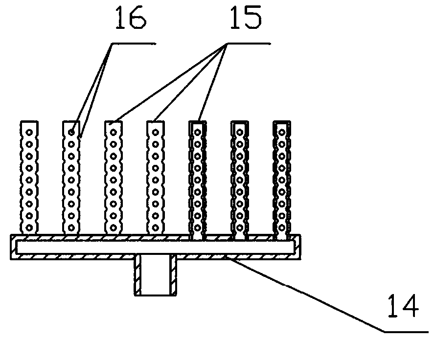 Tank body of water treatment device