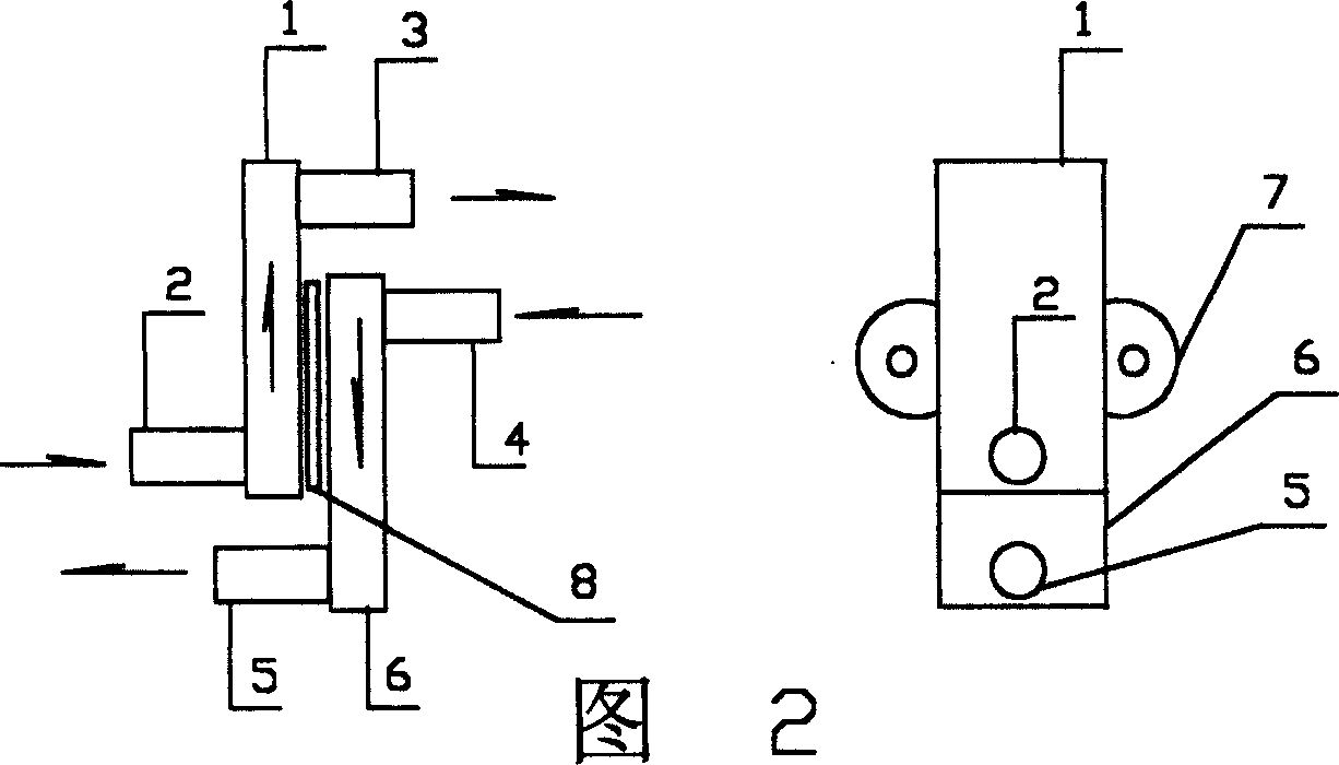 Method for detecting fluid flow and fluid heat quantity by thermal flow and its application device