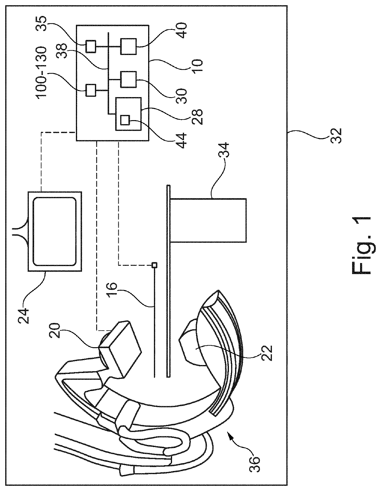 Volume presentation for planning a location of an injection point