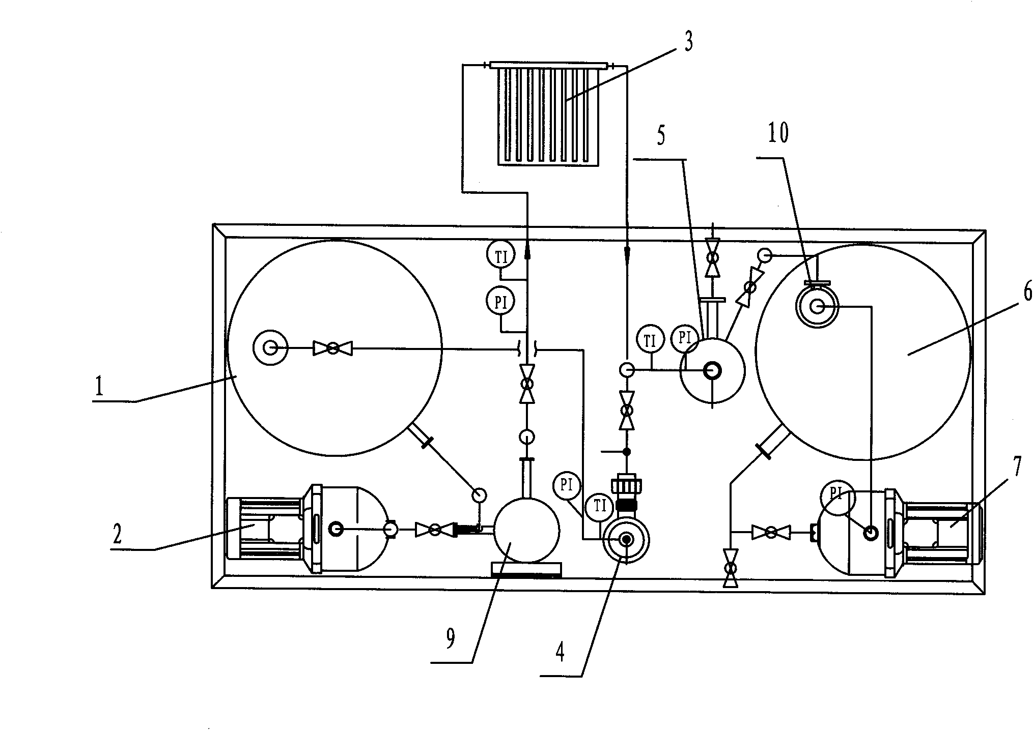 Coal bed gas produced water deep treatment equipment