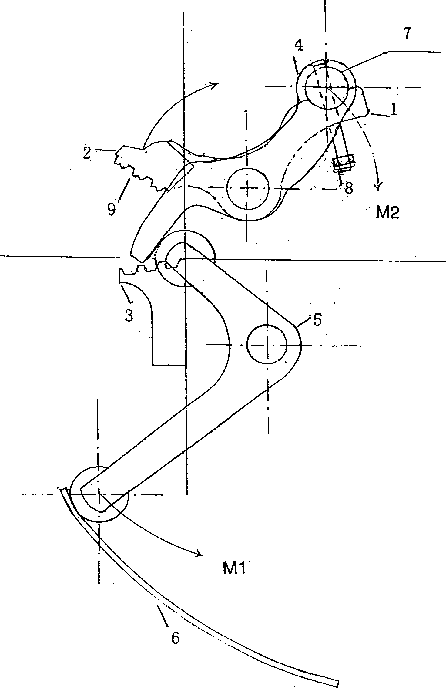 Spinning wheel type automatic scutcher