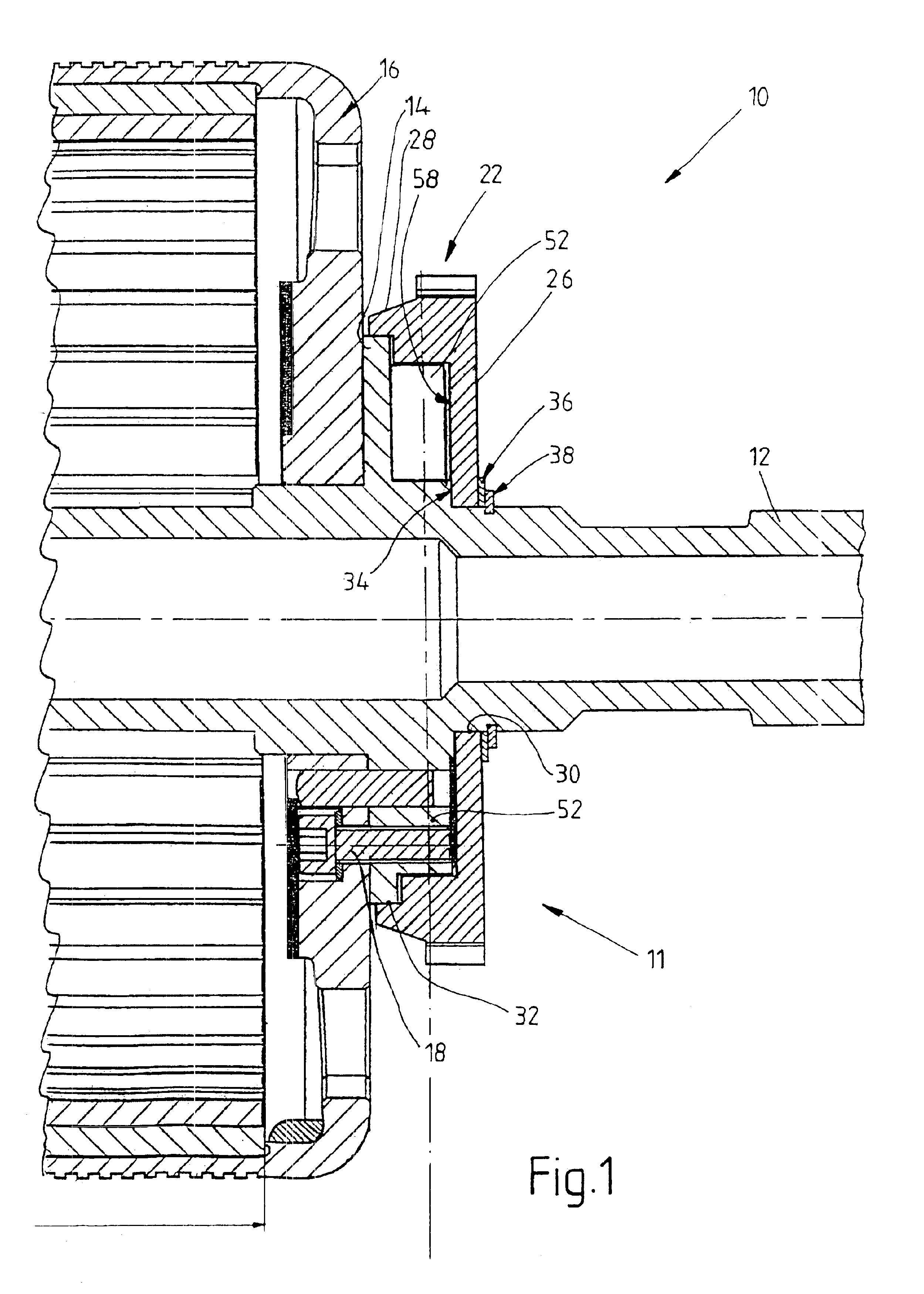 Parking gear for a motor vehicle