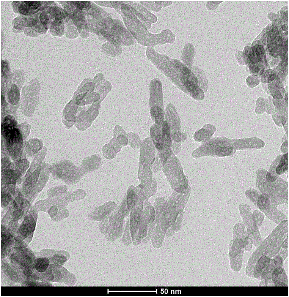 Method for preparing hydroxyapatite nano rod by adopting hydrothermal method