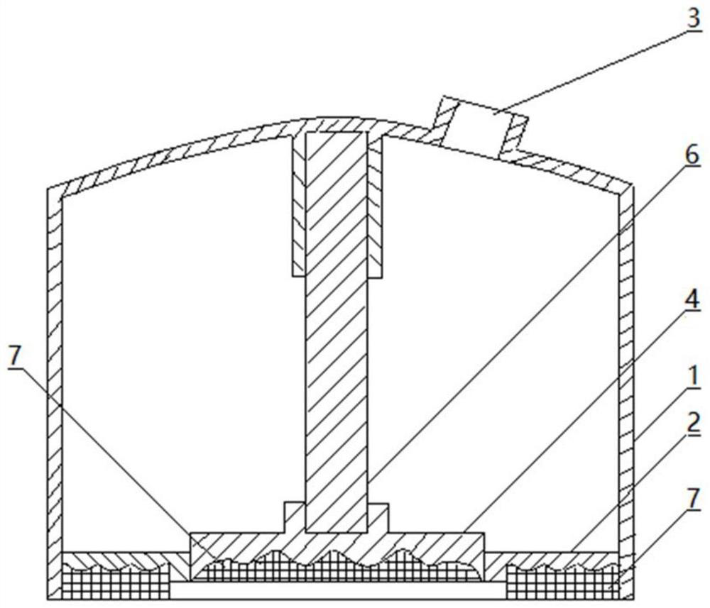 Stress administration device and drug storage core layer