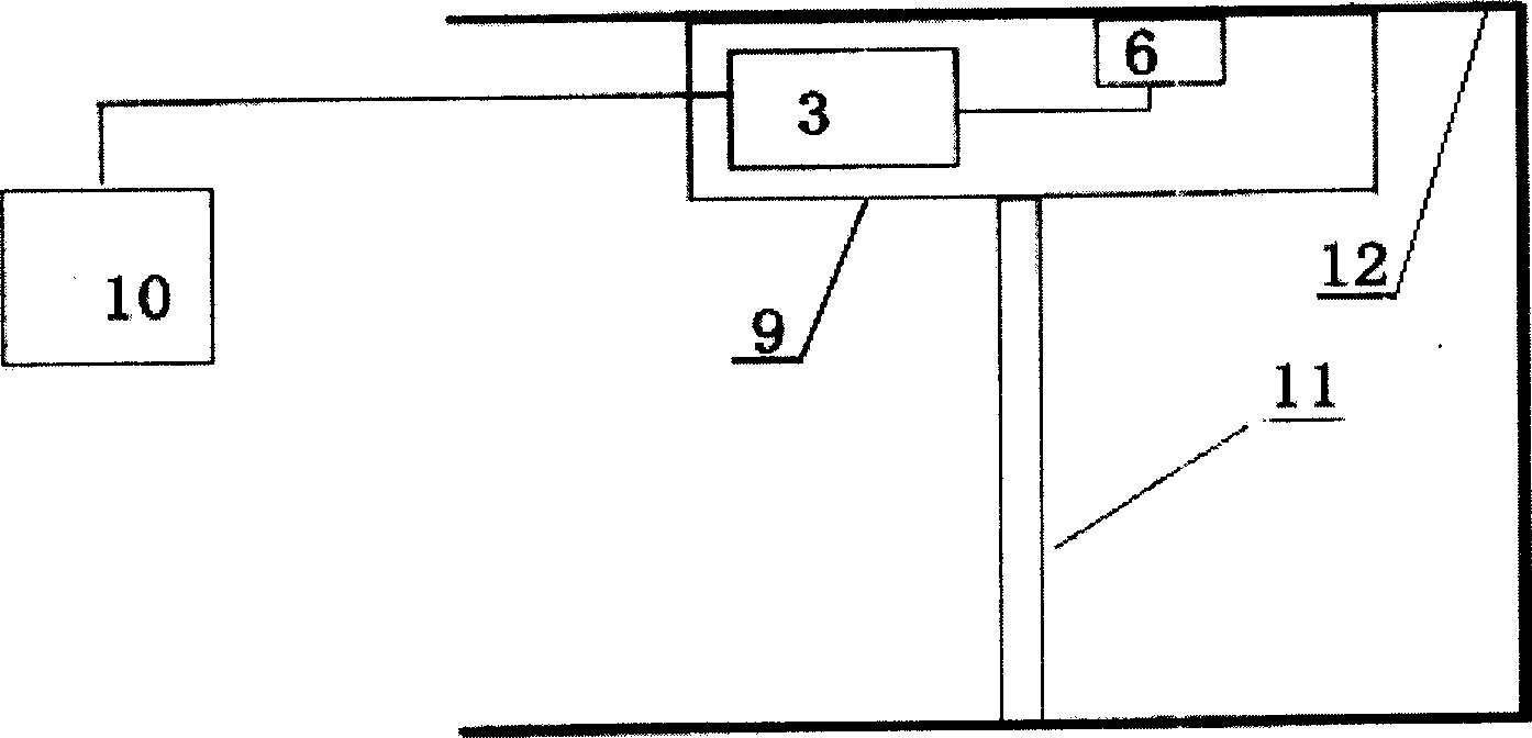 Detecting method for monitoring massif glide and shock bump geologic hazard