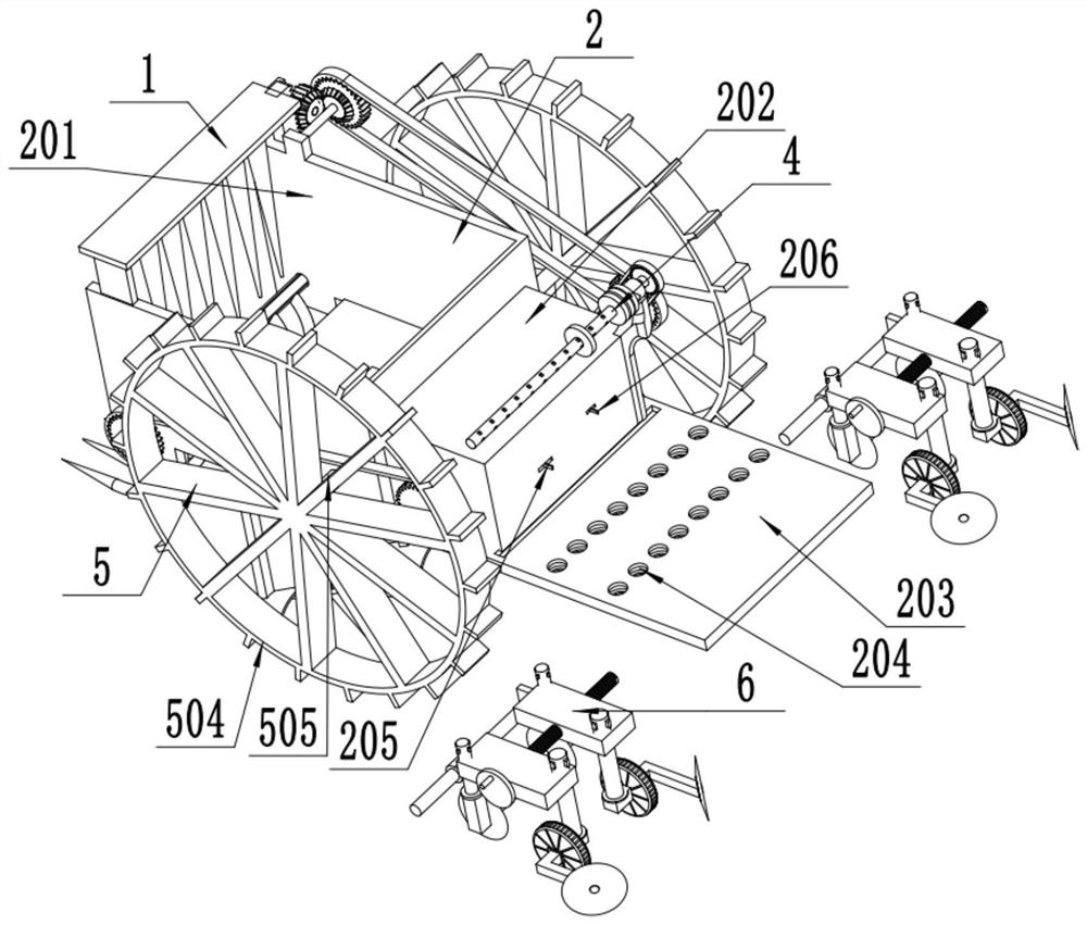 Full-automatic film removing and mulching machine