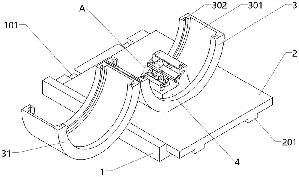 Binding and fixing device for surgical wounds