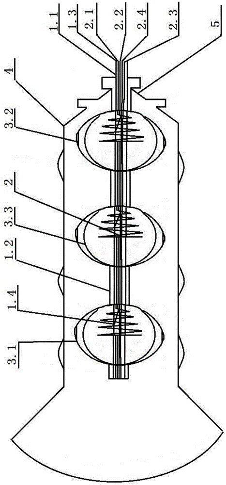 Jet AIP rotating hydrocarbon engine