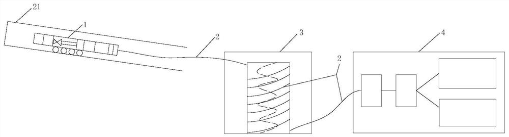 Mining coal rock structure and gas change observation and inversion system and method