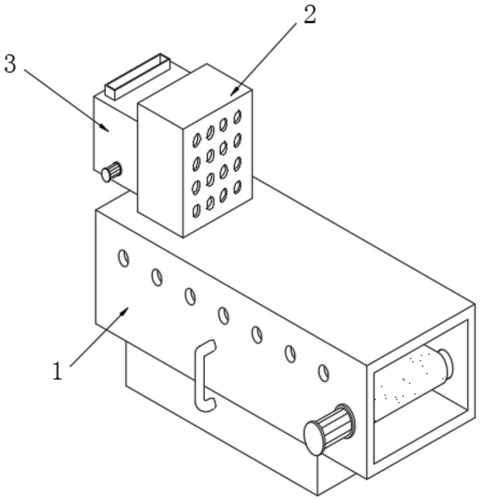 Activating oven discharge cooling device for adsorbent production