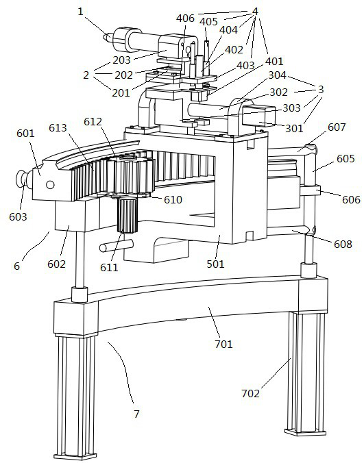 Self-crawling type automatic welding device for large pipelines and containers