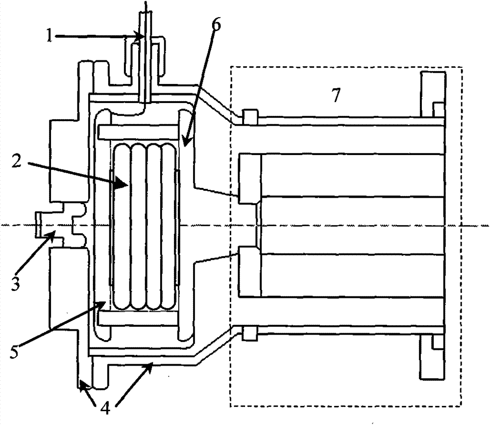 Switch and capacitor integrated fast frontier nuclear electromagnetic pulse source