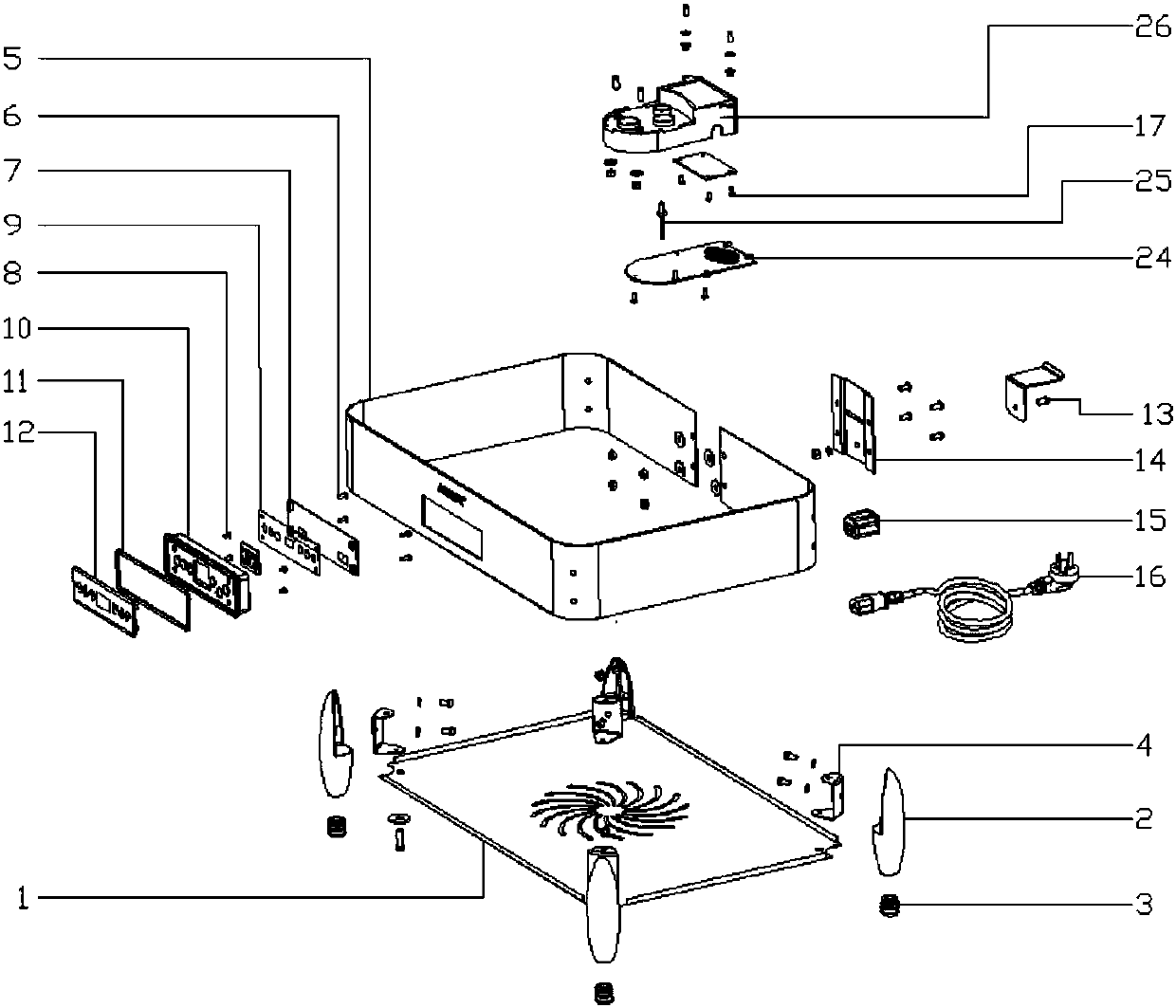 Internet-of-things intelligent buffet stove