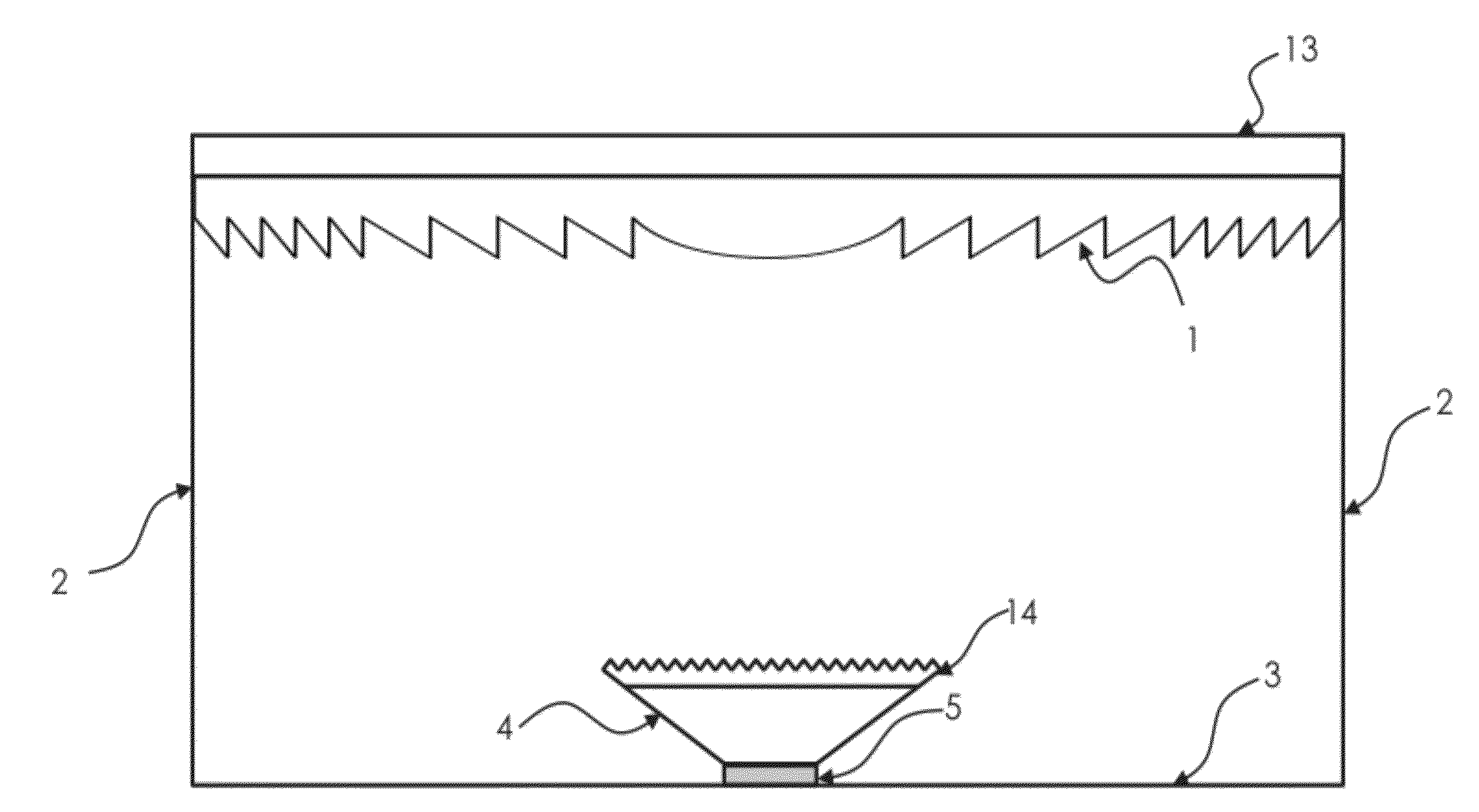 Photovoltaic system for efficient solar radiation collection and solar panel incorporating same