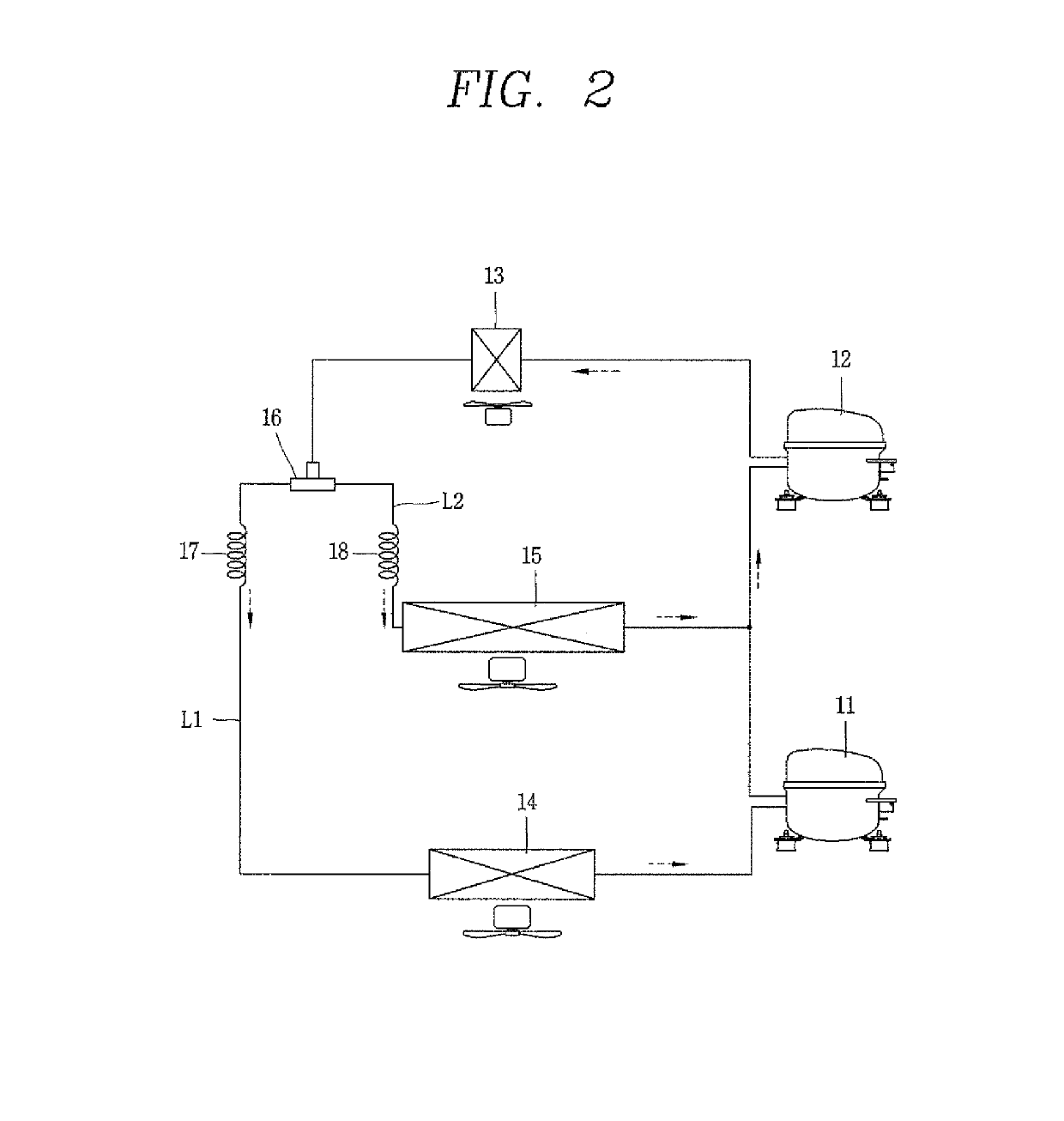 Inverter module for driving a plurality of compressors and method for controlling the same