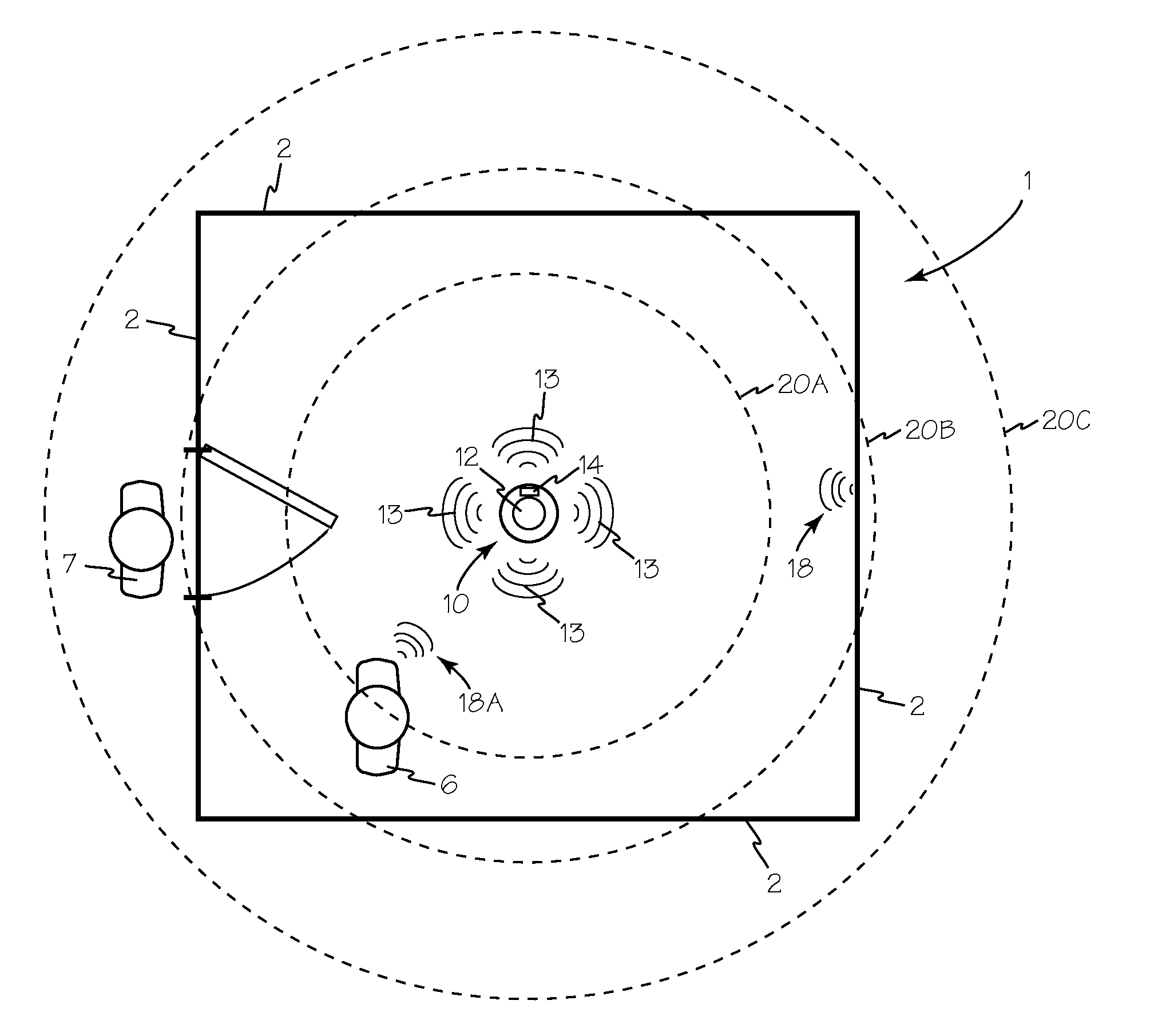 Ultrasonic Sensor Control System for Occupancy Sensing