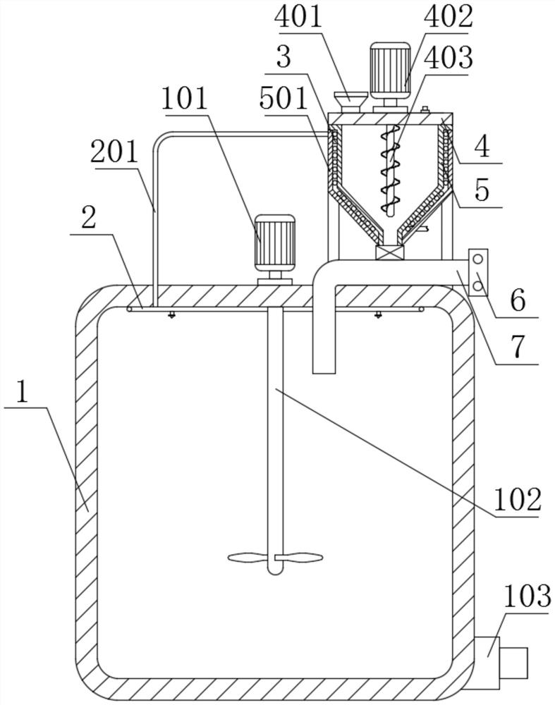 Flocculant dosing machine heating device