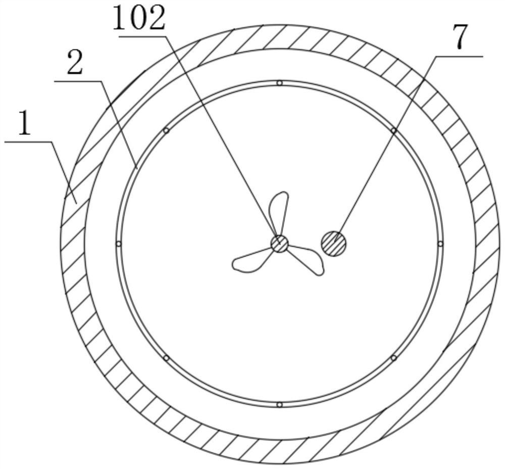 Flocculant dosing machine heating device