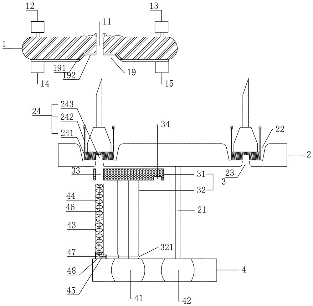 Detecting device of blood sampling needle automatic assembling machine