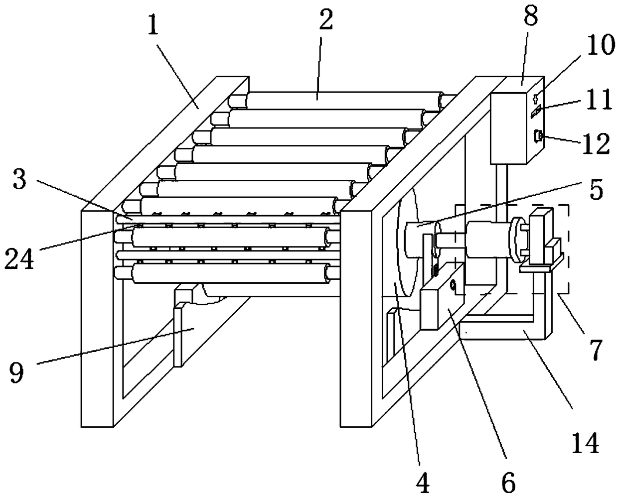 Textile machinery special textile line integration machine